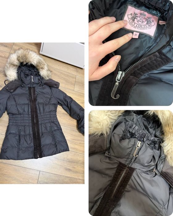 Пуховик Juicy couture. Куртка зимова