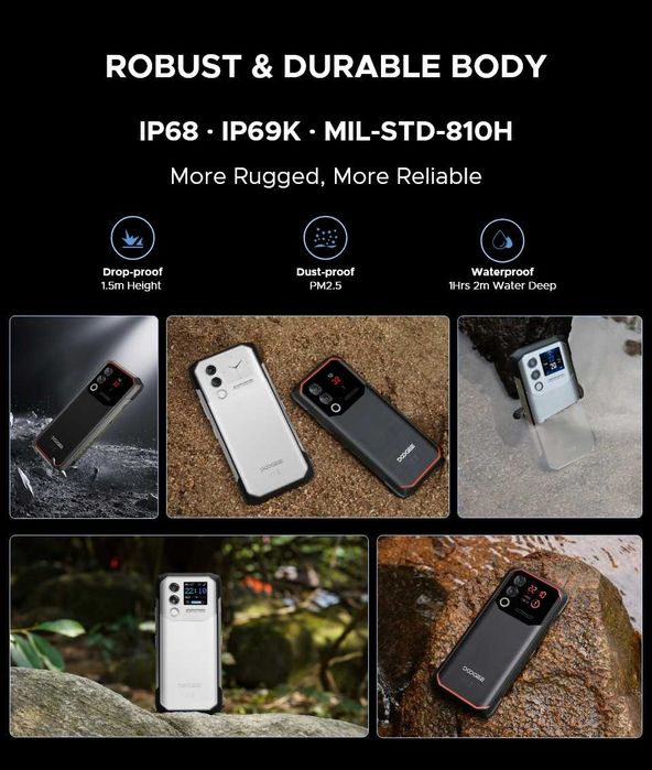 Doogee Blade10 Мax 20/256Gb, 10300мАч, 50/8Mp второй дисплей 1,5