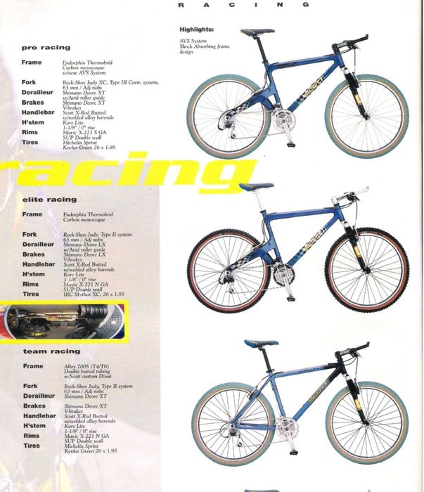 Bicicleta Scott Endorphin Racing - Clássica BTT