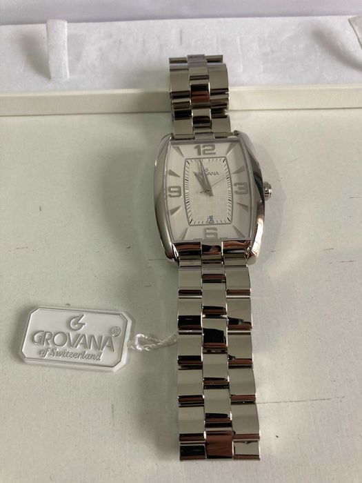 Relógio Suíço Grovana 2085.1132 pulseira de aço - Usado