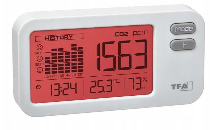 Miernik dwutlenku węgla TFA Dostmann AirCo2ntrol TFA 31.5009.02 CO2