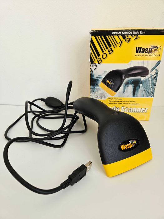 Skaner kodów kreskowych WASP WCS3905 USB Barcode scanner barcode reader