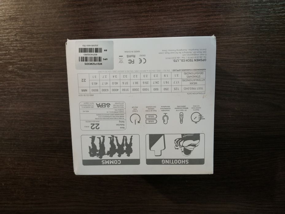 Нові тактичні навушники EARMOR M32