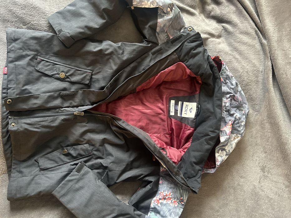 Kurtka damska roxy narty snowboard + rekawice