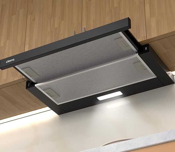 CIARRA CBCB6906D Teleskopowy Okap Kuchenny Pochłaniacz 60 cm 370 m/h