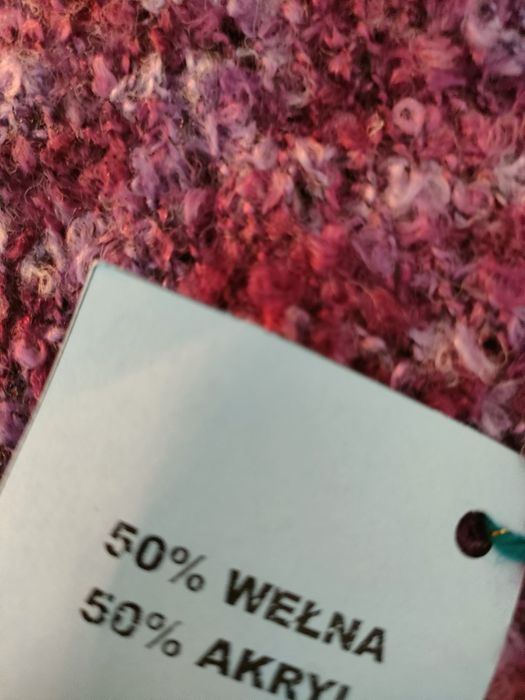 Mega ciepła czapka dwustronna dwuwarstwowa bezszwowa handmade