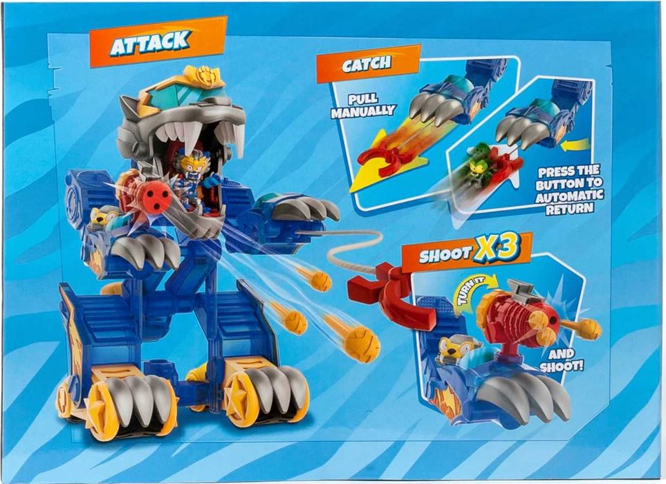 Робот трансформер SuperThings Wild Tigerbot Kazoom Energy • Новий