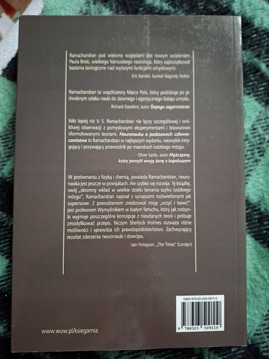 Neuronauka o podstawach człowieczeństwa, V.S. Ramachandram