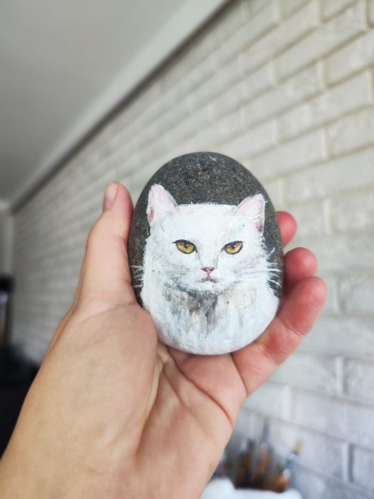 Kamień malowany prezent pamiątka