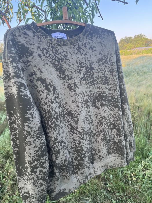 Stone island off dye green