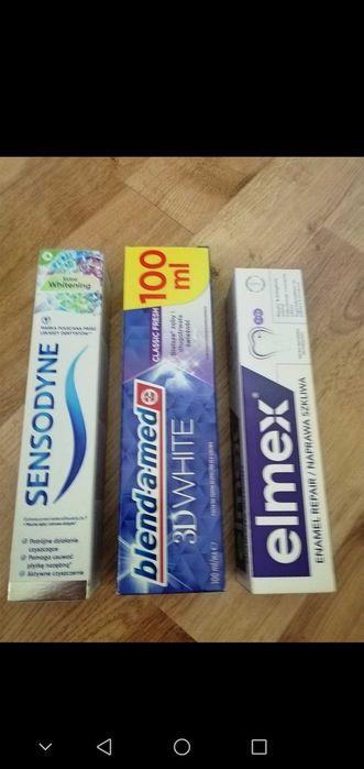 Elmex Sensodyne blend-a-med pasta do zębów zestaw