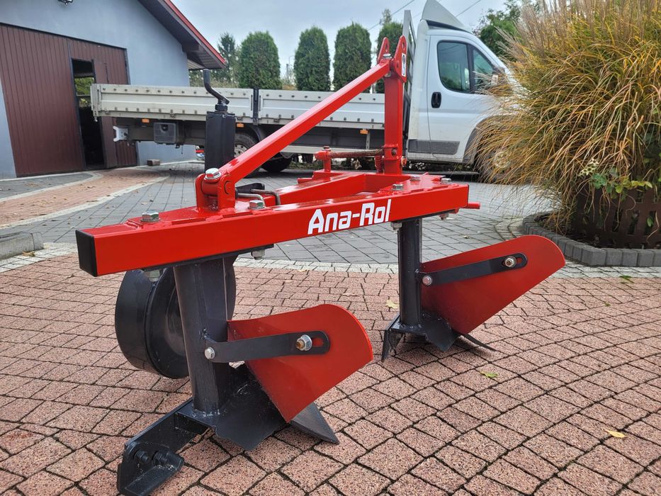 Lemiesz#Okładnica# Pług dwu skibowy do MINI traktorka Iseki Kubota ...