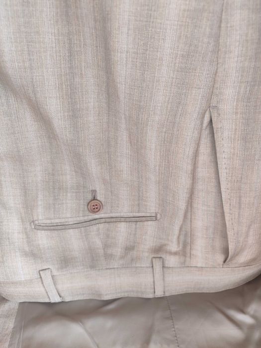 Мужской летний костюм, 100% лён, Италия, Dalton&Forsythe, оливковый.