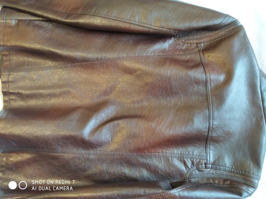 Куртка чоловіча з штучної шкіри