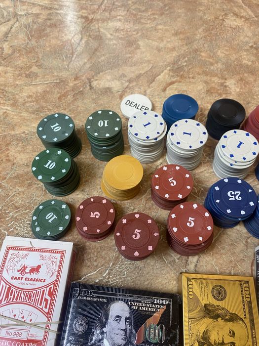 Колода карт набір для покеру покер фішки