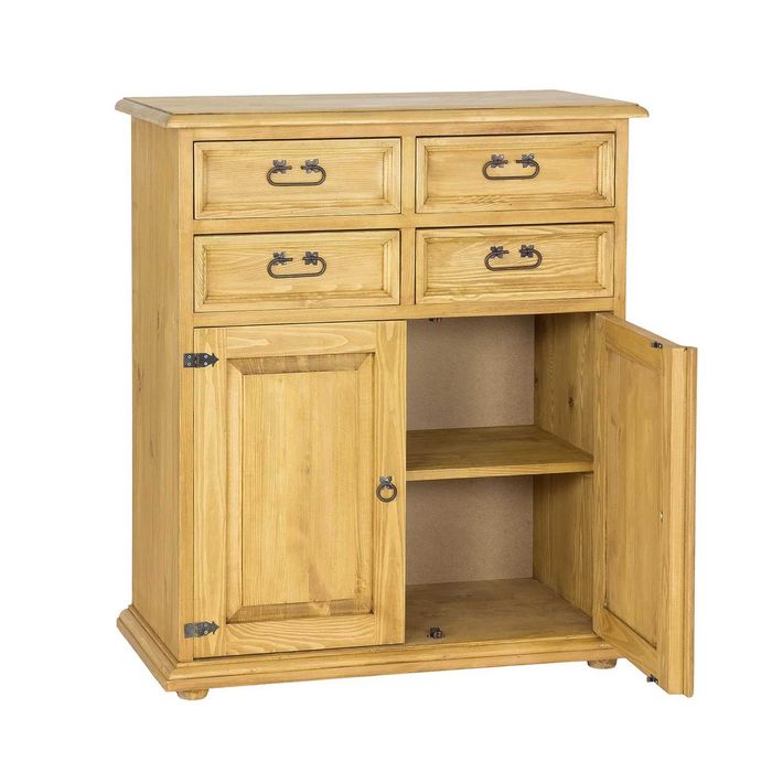 Drewniana komoda w stylu prowansalskim Producent COM 107