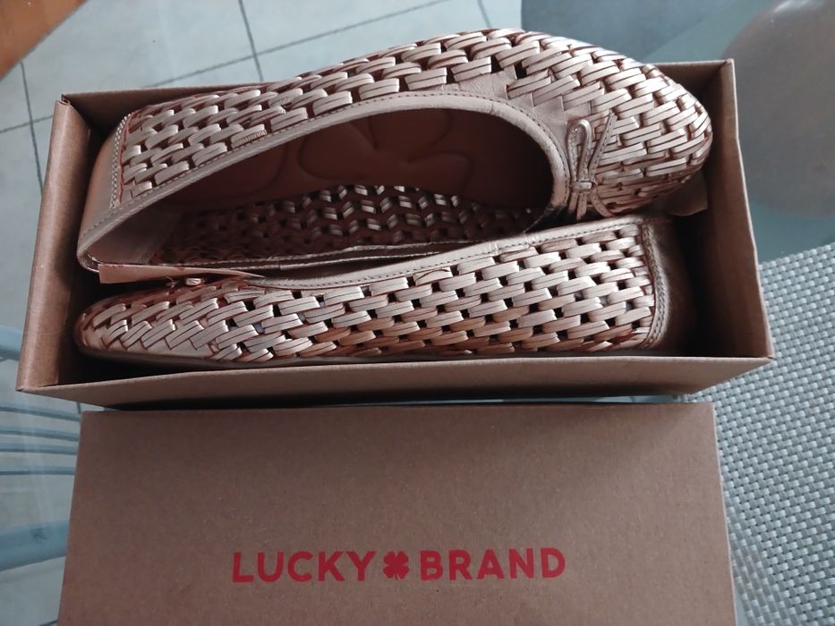 Шикарные балетки из плетёной кожи