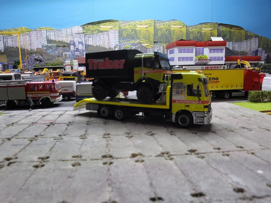 Mercedes Actros Mp1 laweta 1/87 Herpa