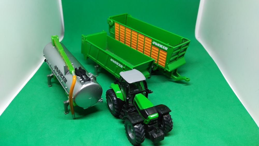Zestaw przyczep Joskin oraz traktor Deutz Fahr 1 87