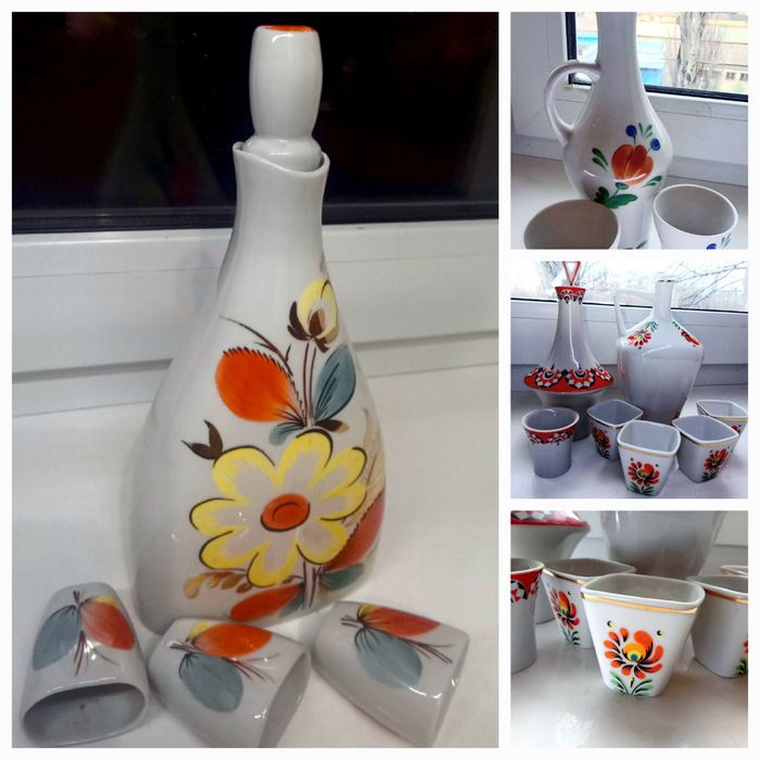 Штофы ручная роспись