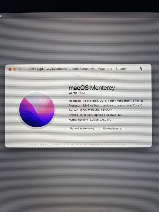 Macbook pro 2016