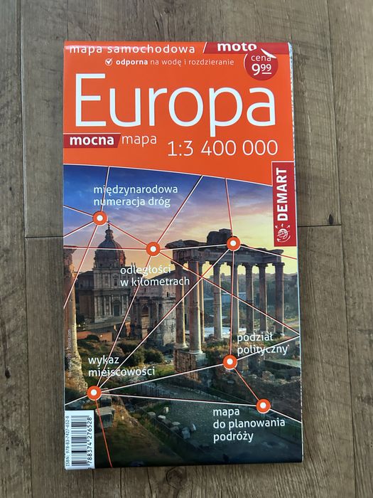 Europa mapa samochodowa