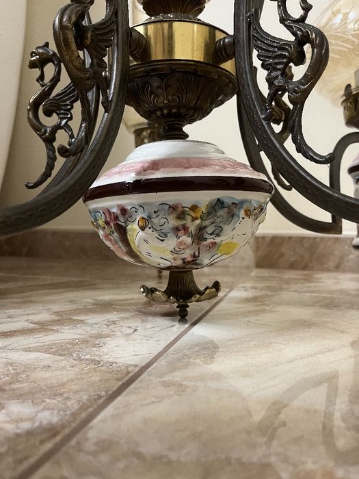 Люстра з кераміки