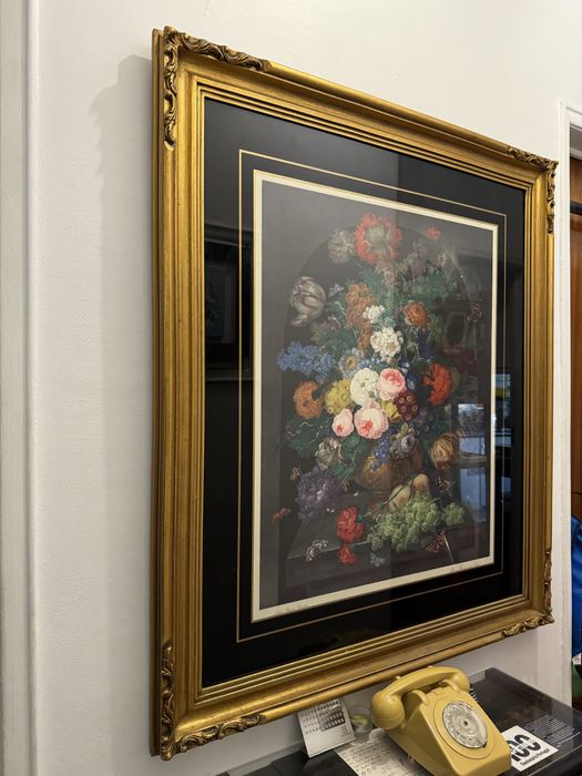 Quadro moldura reproduçao Johann Baptist Drecshler