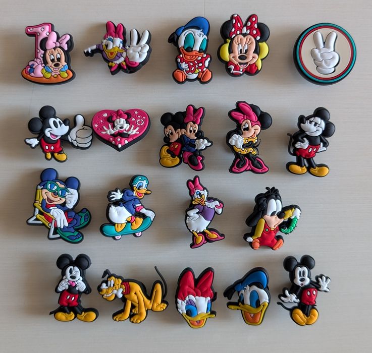 Набор Микки Маус джибитсы Дональд Дак кроксы Дисней Mickey Mouse