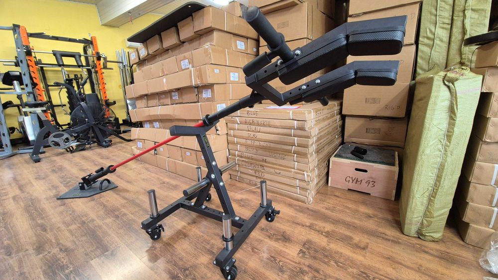 Stojak Szeroki Mobilny do 1000 KG na Talerze Olimpijskie Wyprzedaż