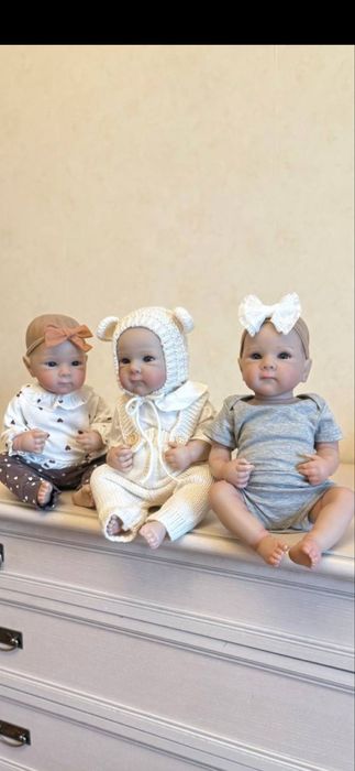 Реборн дівчинка реалістична 3Dшкіра Reborn лялька пупс кукла baby born