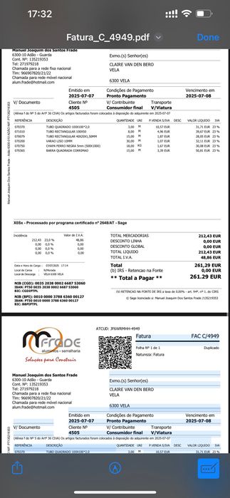 metal/aço para venda