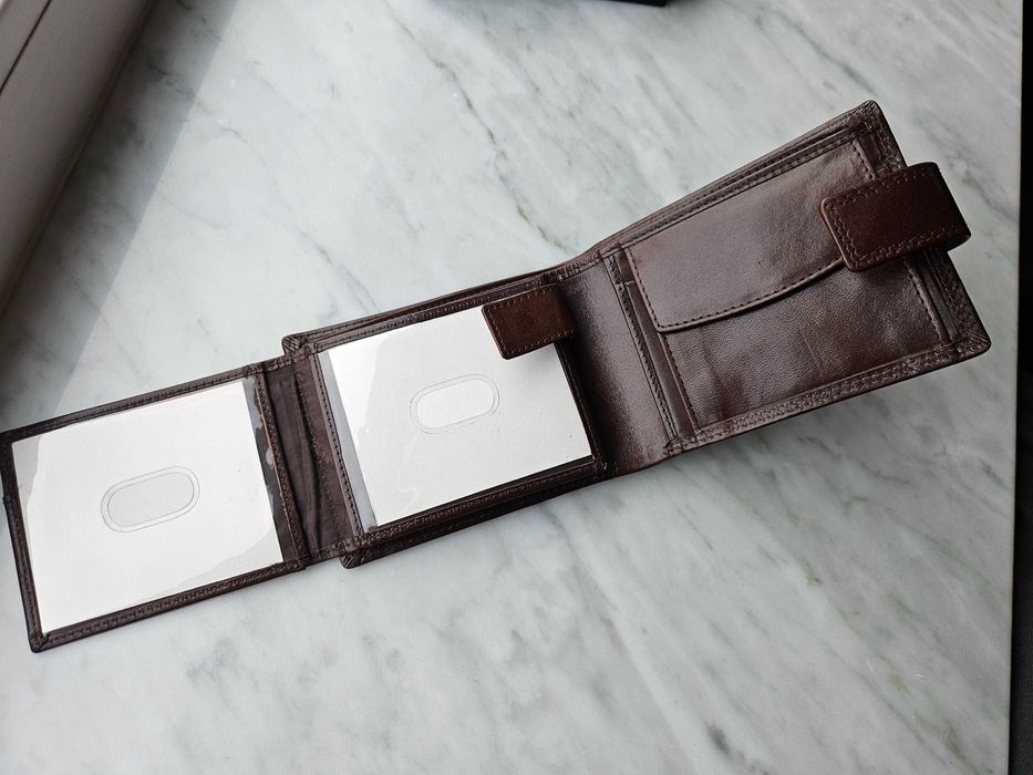 Portfel Ochnik męski skórzany PL-191-87