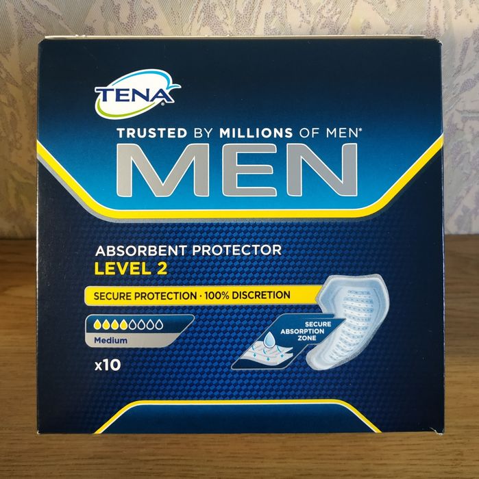 Урологические вкладыши/прокладки для мужчин Tena Men Level 2,  №10