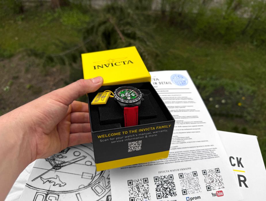 Годинник Invicta SPEEDWAY MONTECARLO 50518 Chronograph 40 мм. 100 MT.