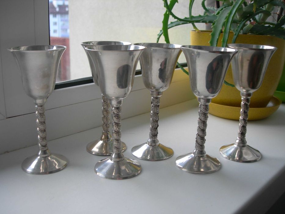 Набір, чарки, келихи, бронза, Іспанія