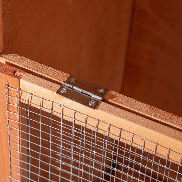 NOVO - Gaiola de Madeira para pássaros 80,5x57x153cm