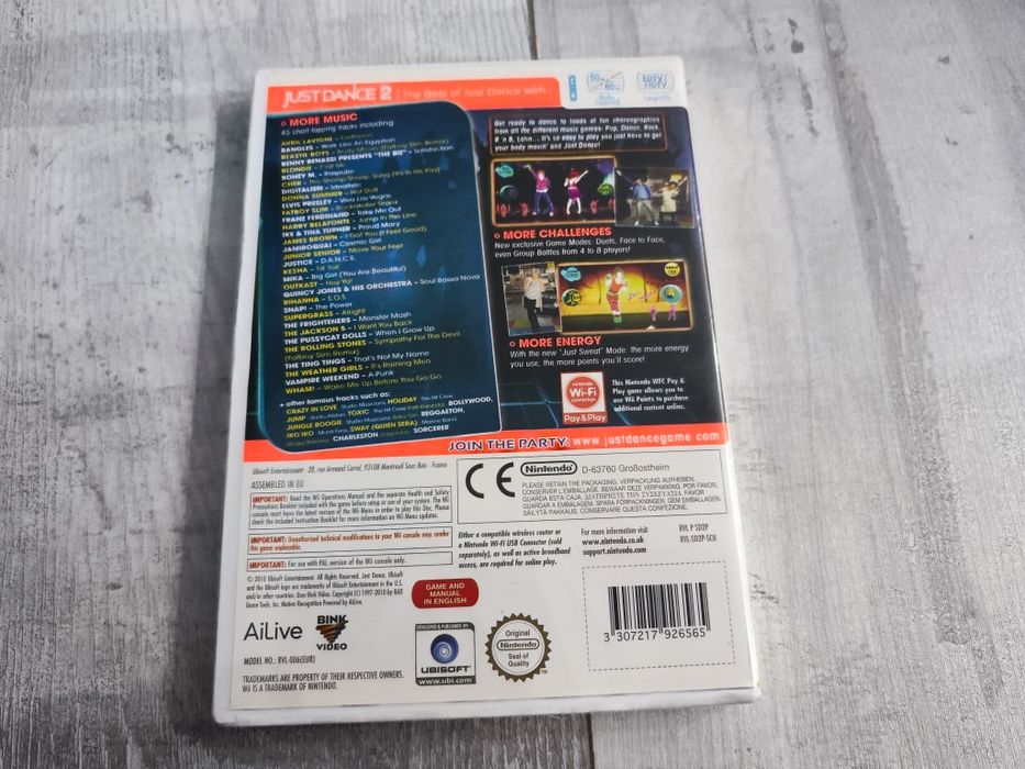 Gra Nintendo Wii Just Dance 2