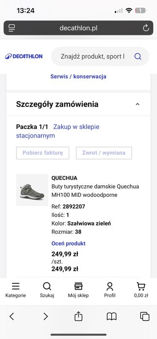 Buty turystyczne damskie