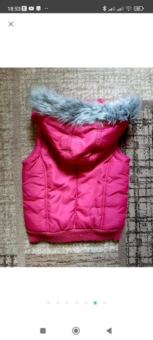 Жилетка безрукавка для дівчинки