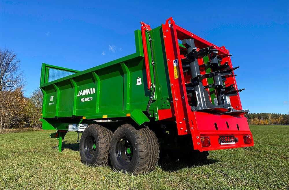 Rozrzutnik obornika skorupowy N250S/4 JAMNIK 8 ton - PRODUCENT!