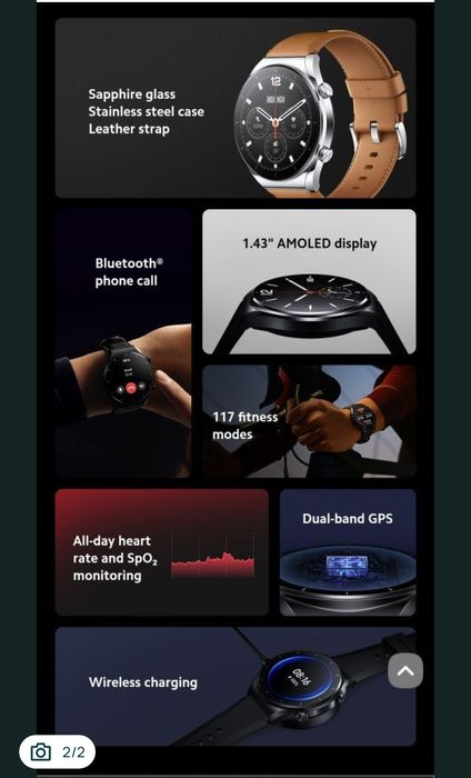 Relógio inteligente "Xiaomi Watch S1"