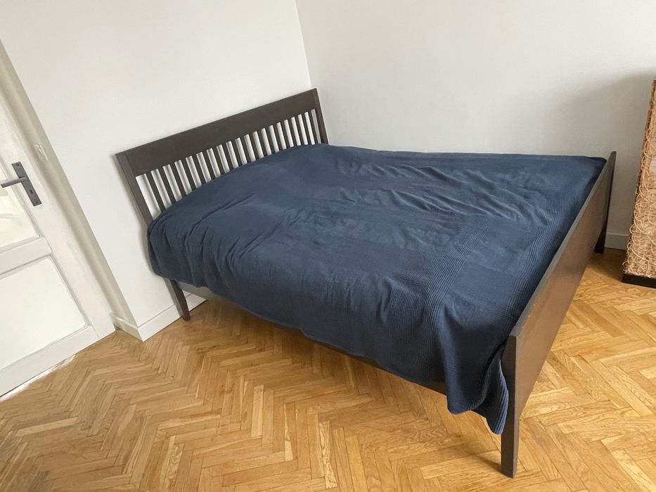 Ikea | Rama łóżka Idanas 160x200 | Brąz