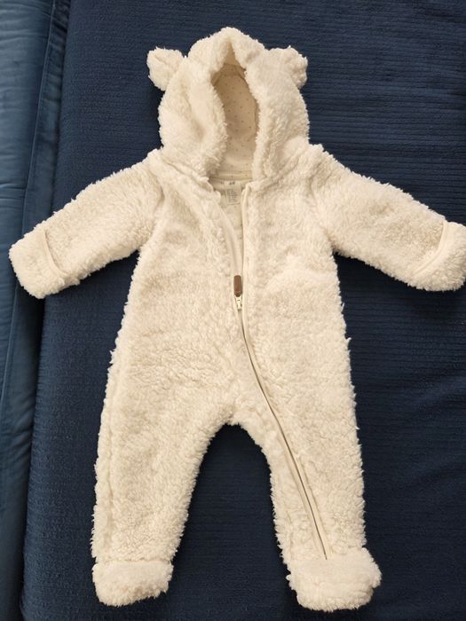 Продам плюшевий теплий комбез H&M 62см