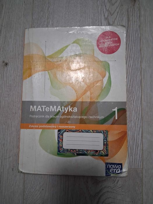 Podręcznik Matematyka 1 nowa era