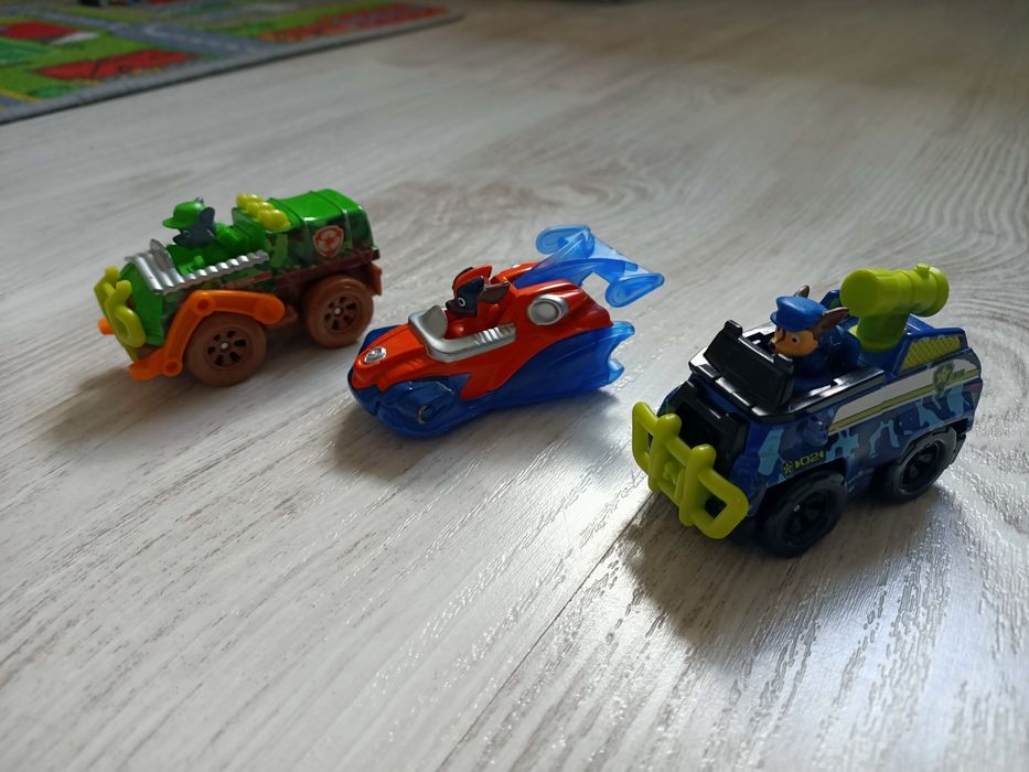 Pojazdy psi patrol, tomek i przyjaciele