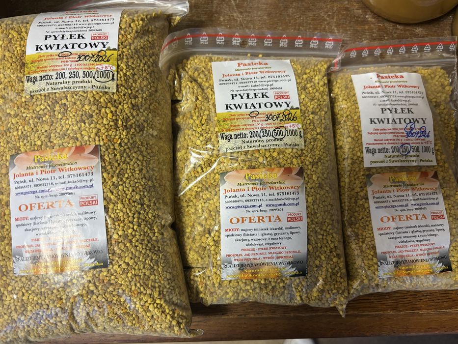 Pyłek kwiatowy 1000g DOSTAWA