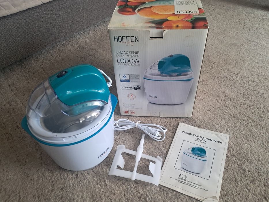Maszyna urządzenie do robienia domowych lodów deserów Hoffen