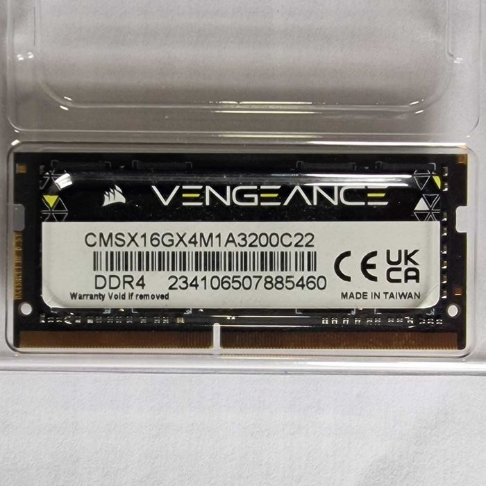 RAM 1x16GB DDR4 3200MHz Corsair Vegeance