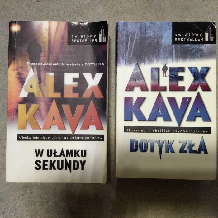 Książki thillery Alex Kava 2 szt - OKAZJA